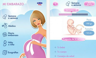 Nueva aplicación para seguir el embarazo en tu móvil. “Mi embarazo al día”